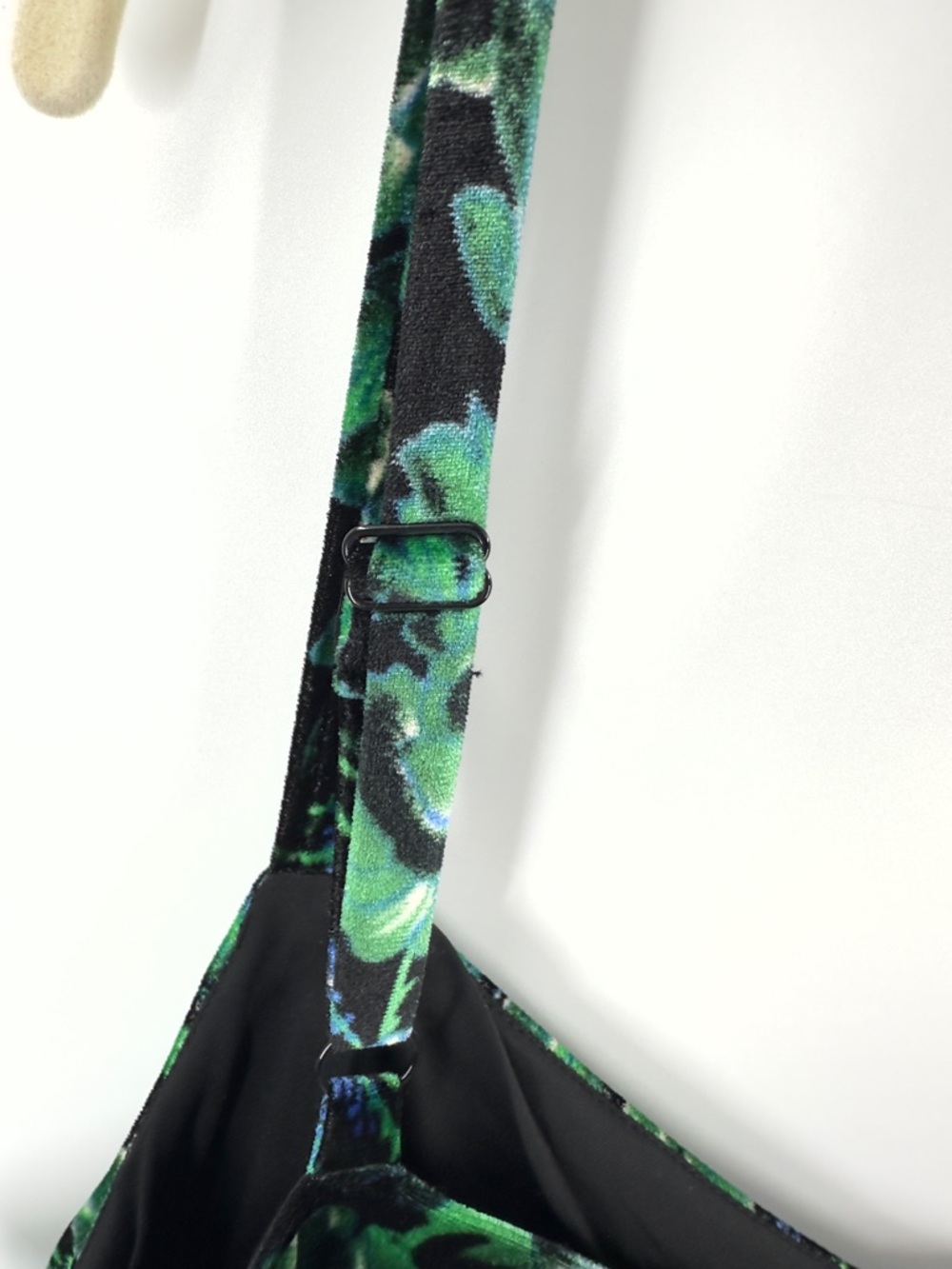 Torrid Midi Velvet Skater Dress Size 3X Floral Dark Forest Fairy Whimsigoth - Picture 7 of 12